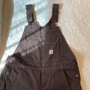 Carhartt Womens quilted Coveralls bibs